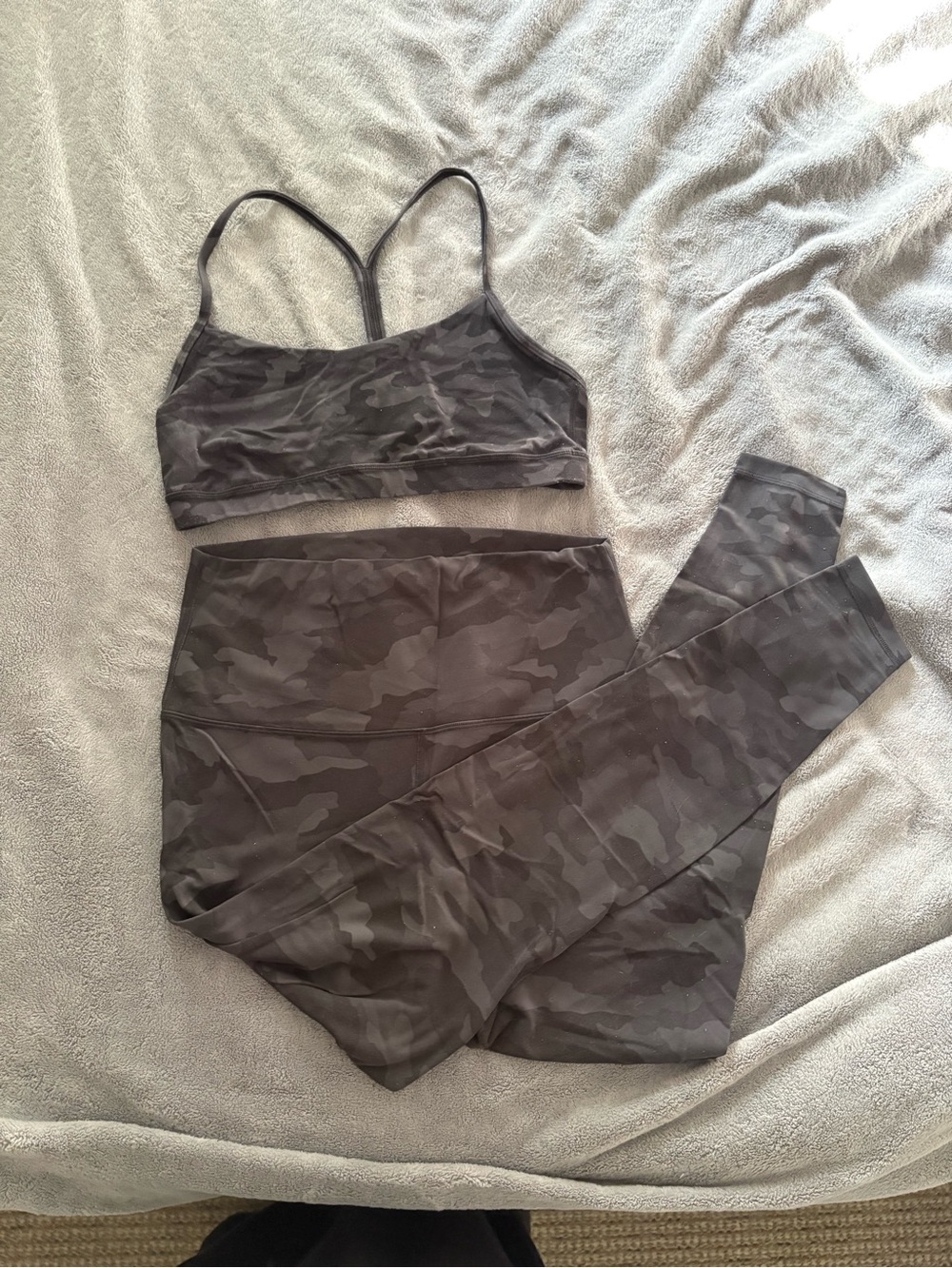 Lululemon Camo Activewear Set